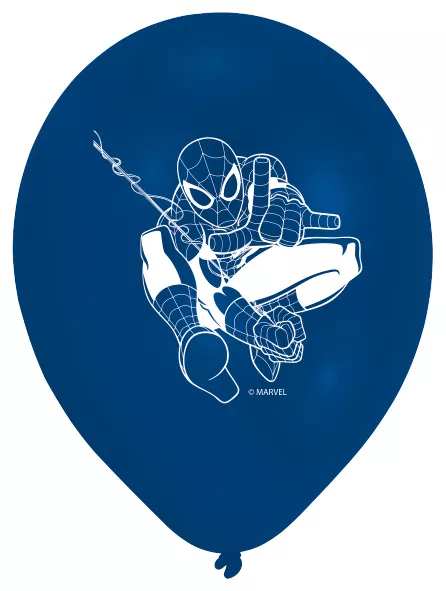 6 Palloncini Spiderman On A Mission 23 cm