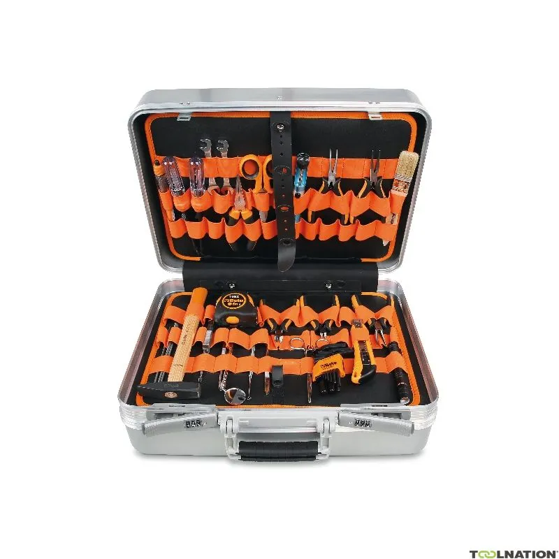 Beta 020331224 Valigetta con utensili a mano, 57 pezzi