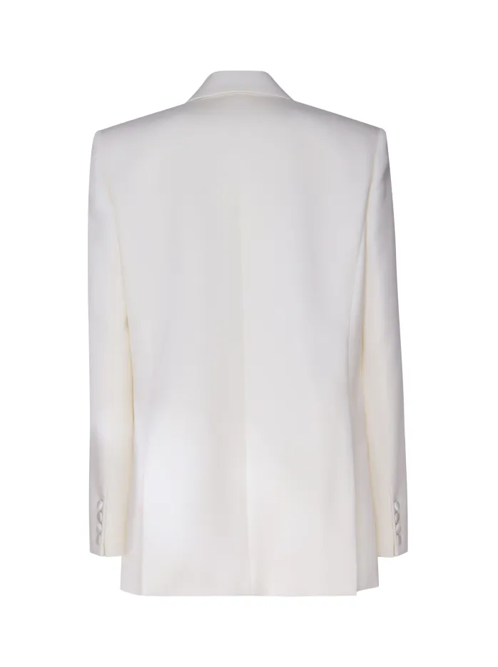 BLAZER MONOPETTO CON REVER IN SATIN