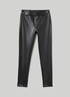 BLUKIDS  Leggings in finta pelle bambina