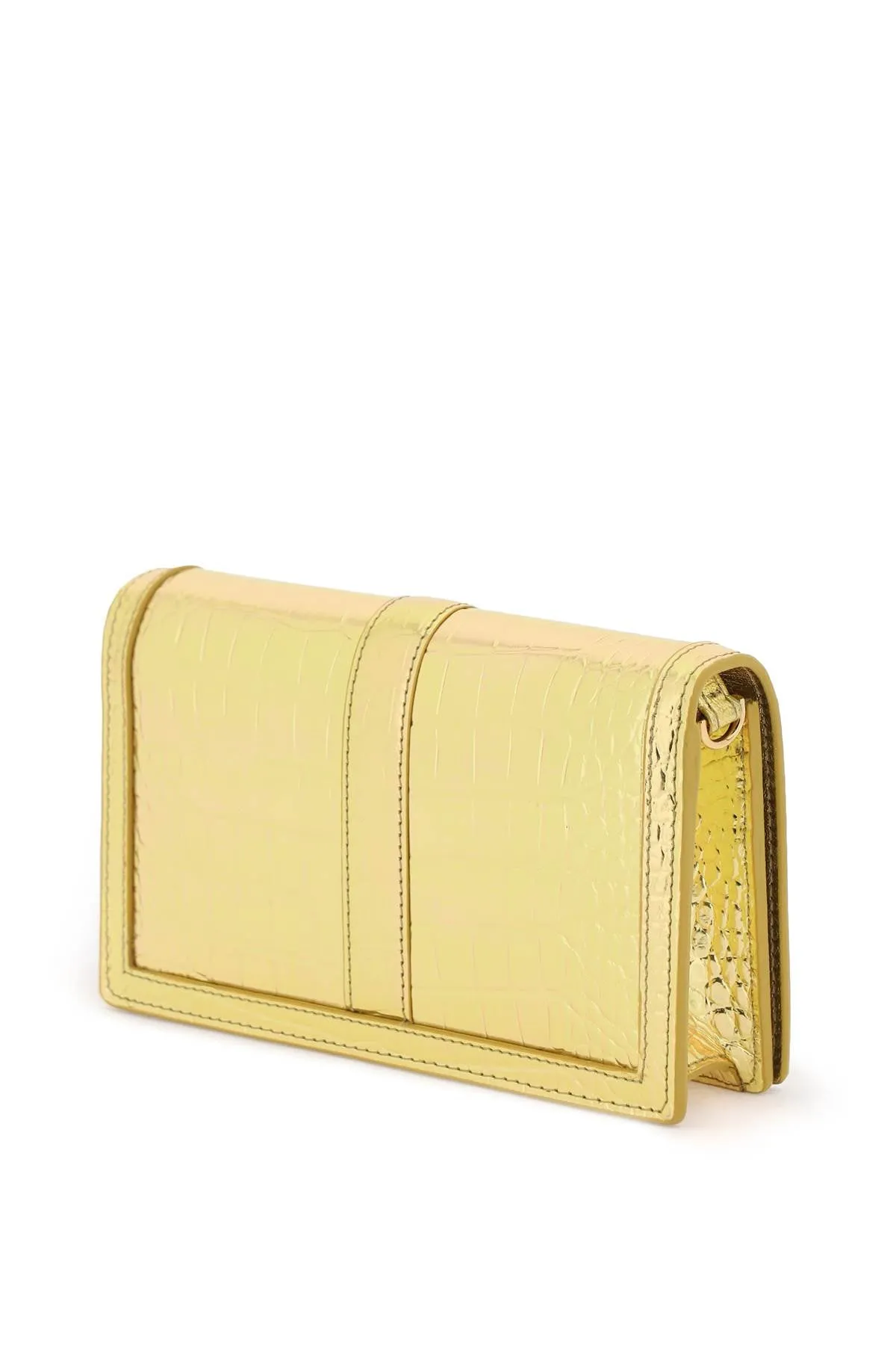 Borsa Mini A Tracolla Greca Goddes In Pelle Stampa Coccodrillo