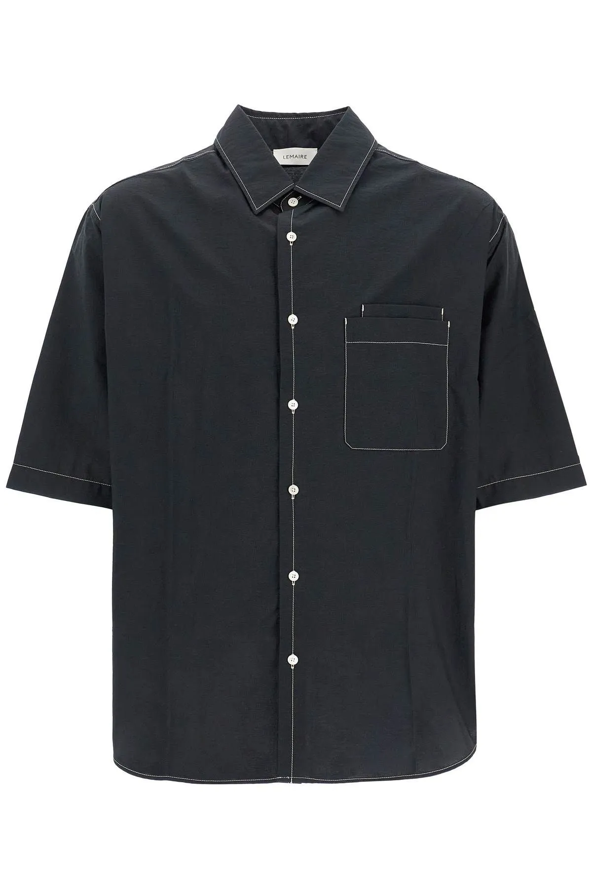 Camicia oversize a maniche corte