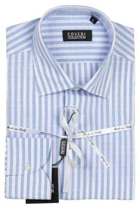 Camicia rigata uomo Made in Italy