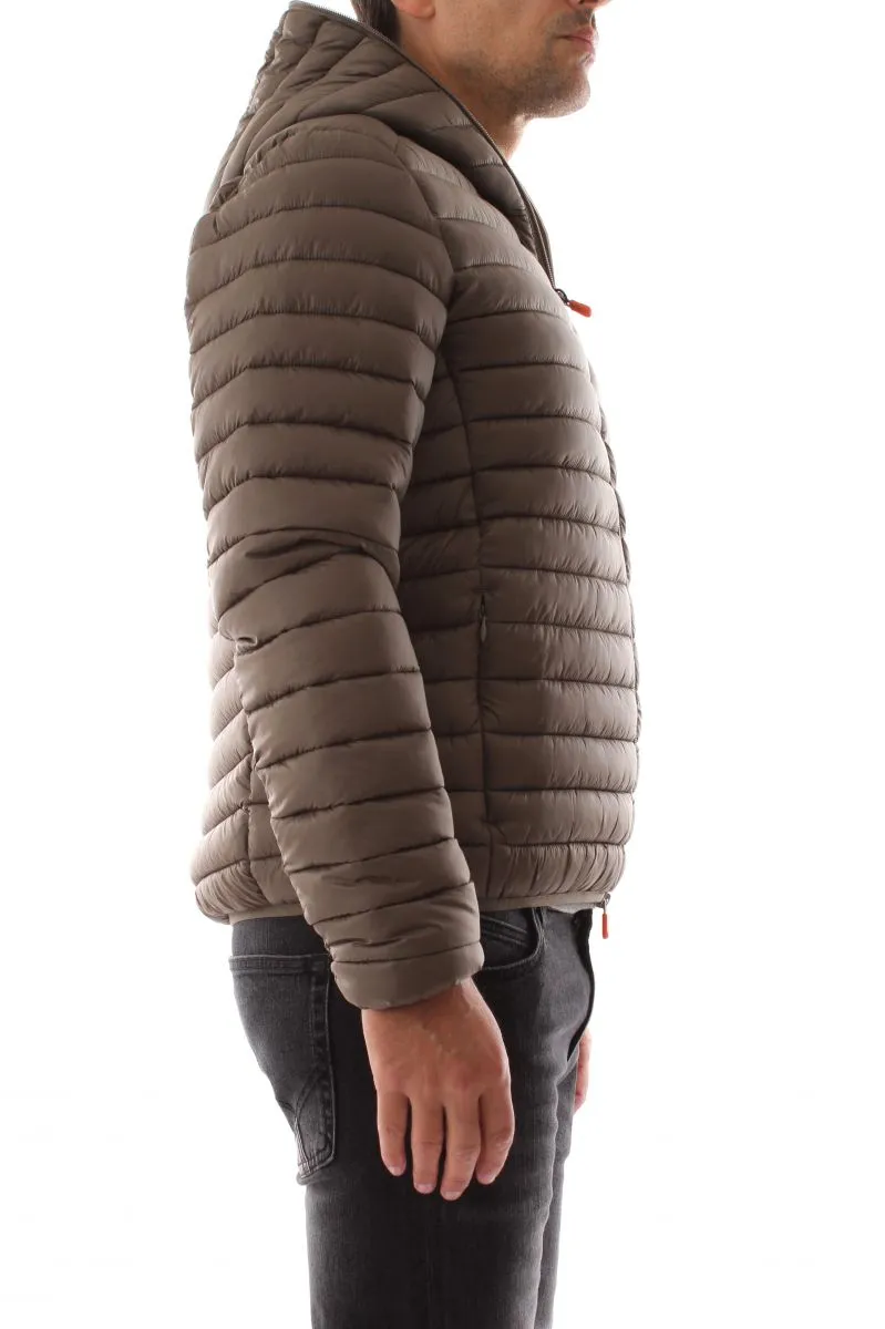 CAPISPALLA E GIACCHE Uomo SAVE THE DUCK D30650M GIGA 17 - DONALD 40023 MUD GREY