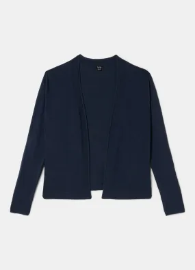 Cardigan aperto in misto viscosa donna
