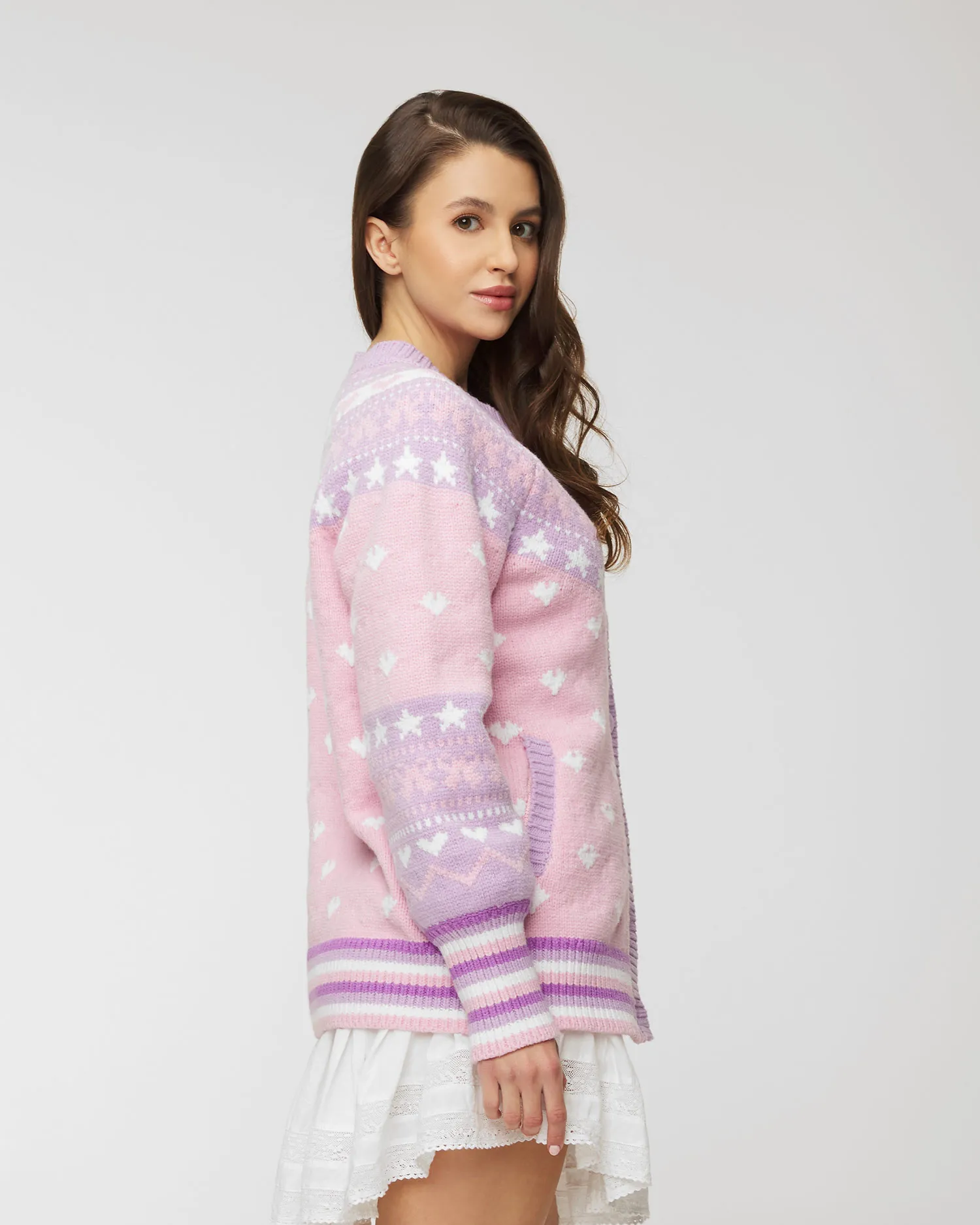 Cardigan LoveShackFancy AMALO BOYFRIEND LK708952-654