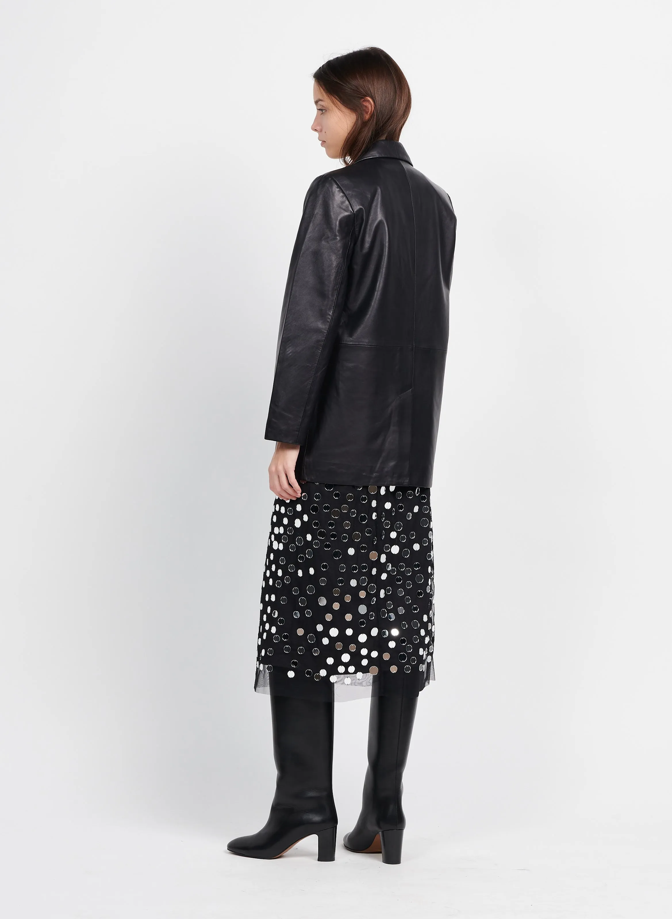  ESSENTIEL ANTWERP   CRESCENT - Gonna corta dritta | Nero