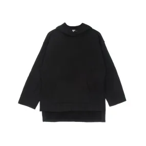 felpa cappuccio donna adicolor fleece hoodie BLACK