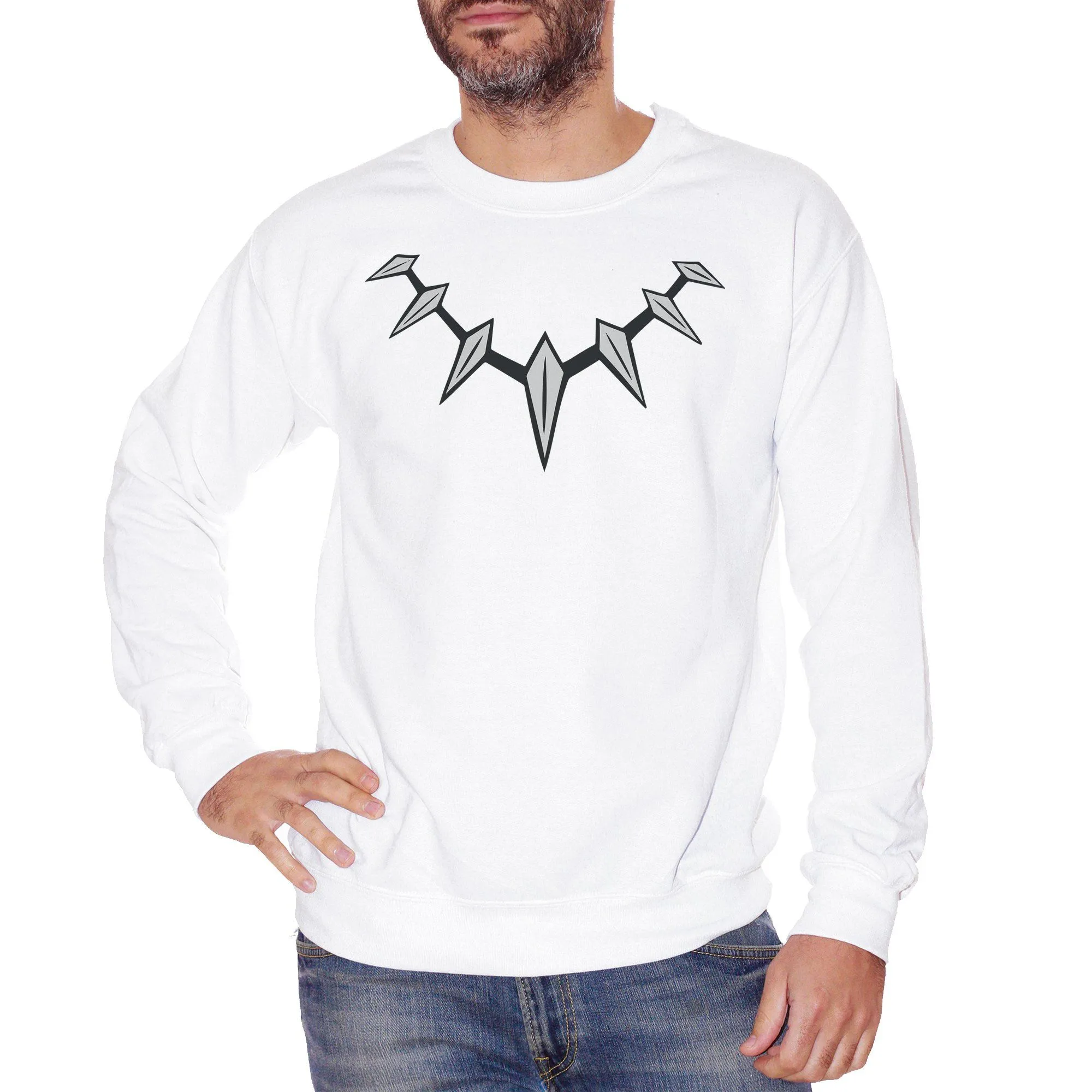 Felpa Girocollo San Black Panther Necklace - FILM