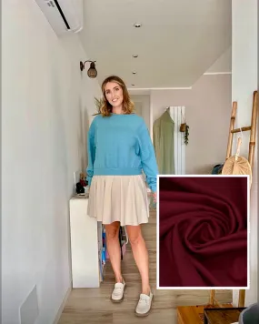 Gonna ROSSELLA Mini - Burgundy