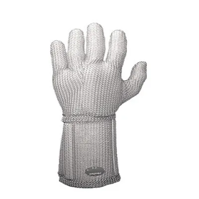 Guanti Niroflex, Tg. 10, in Acciaio inox, col. Arancione