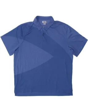 IZOD Mens Polo Shirt 2XL Blue Polyester