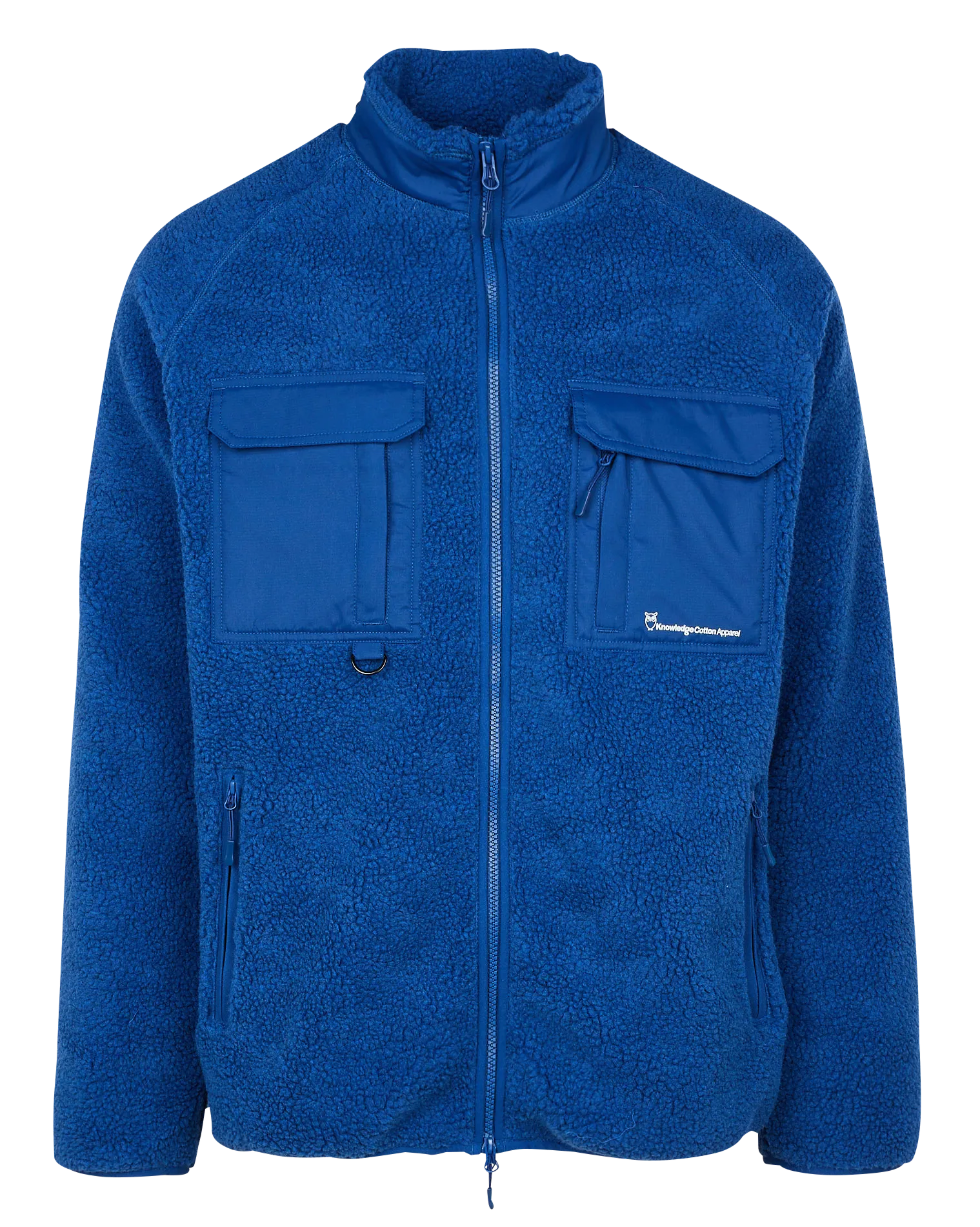  KNOWLEDGE COTTON APPAREL   Giacca in pile in materiale riciclato | Blu