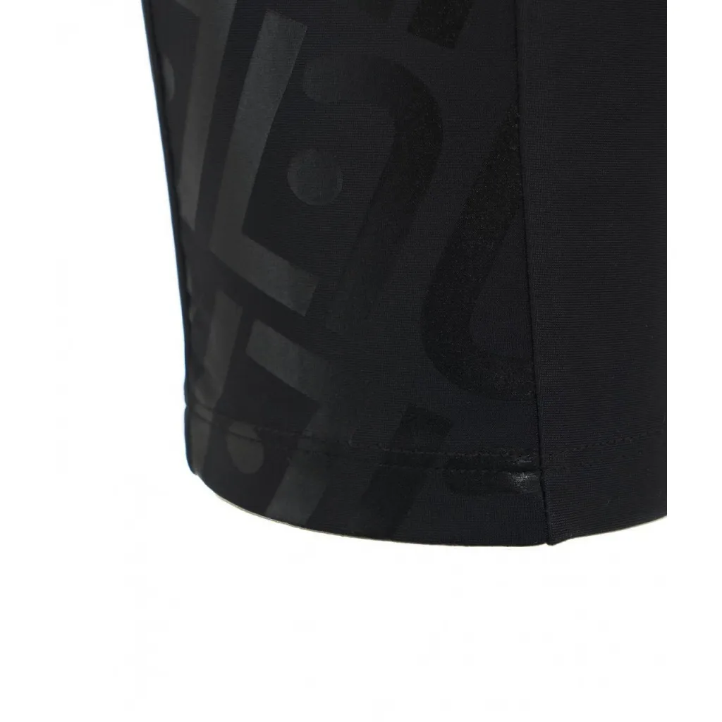 Leggings con logo nero