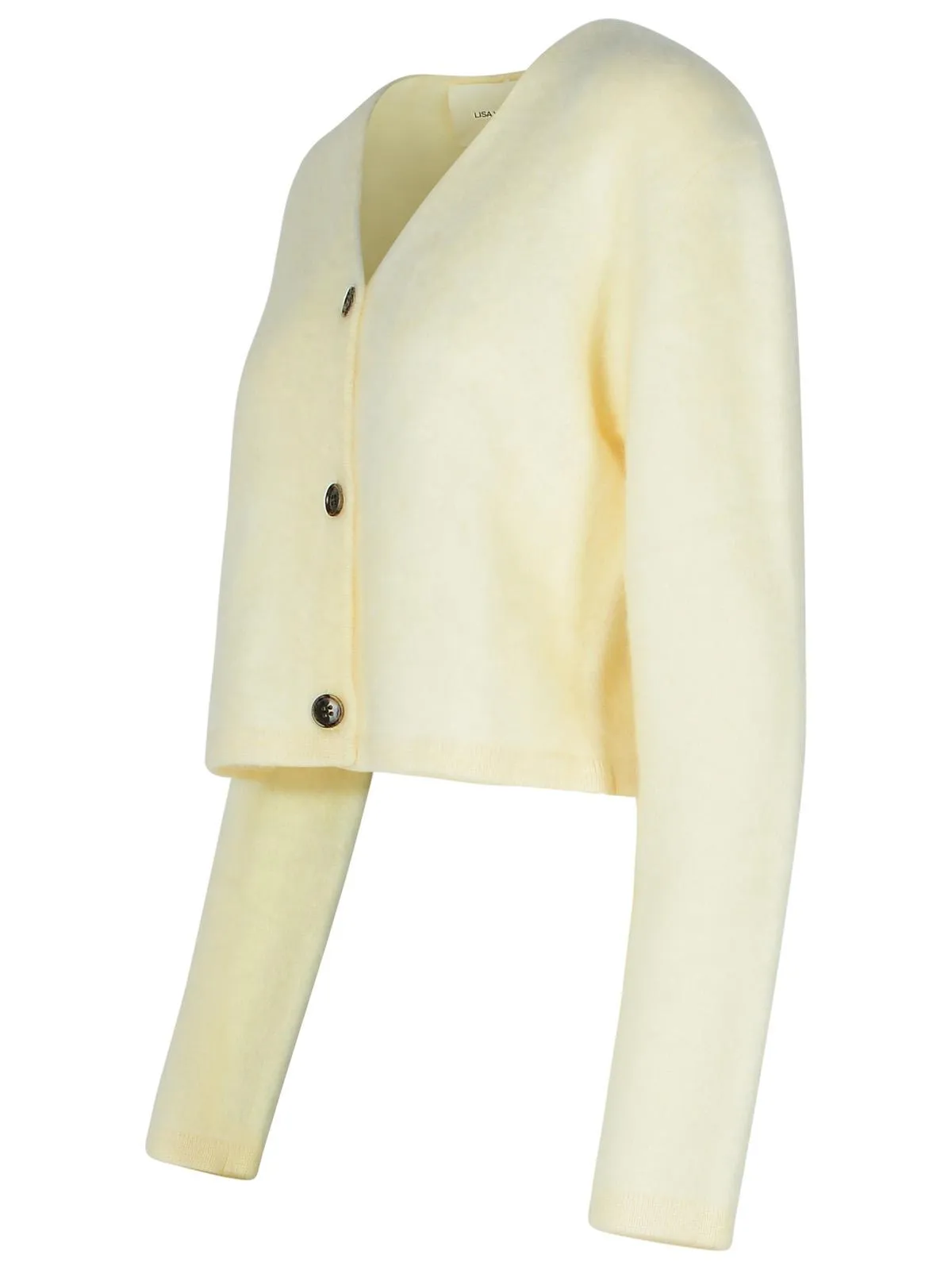 Lisa Yang 'Filippa' Cream Cashmere Cardigan