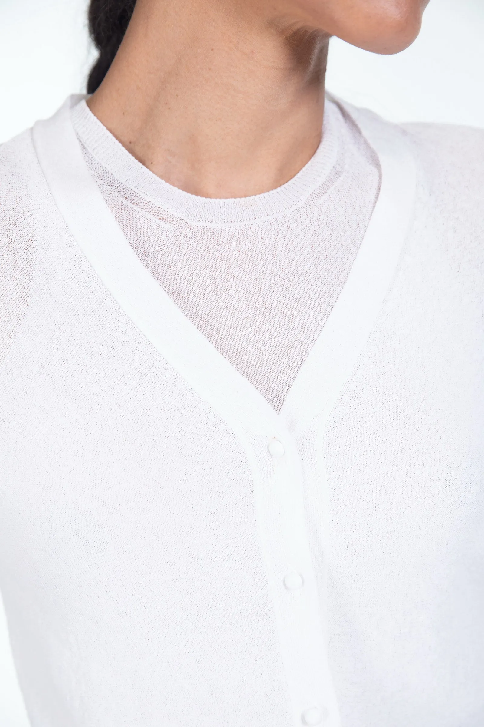 MAX MARA STUDIO cardigan in filato di viscosa LARGE