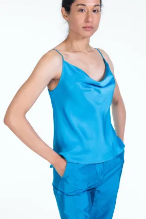 MAX MARA STUDIO top fluido in Enver satin GESTRO
