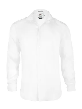Mc2 Saint Barth Shirt in Linen / White