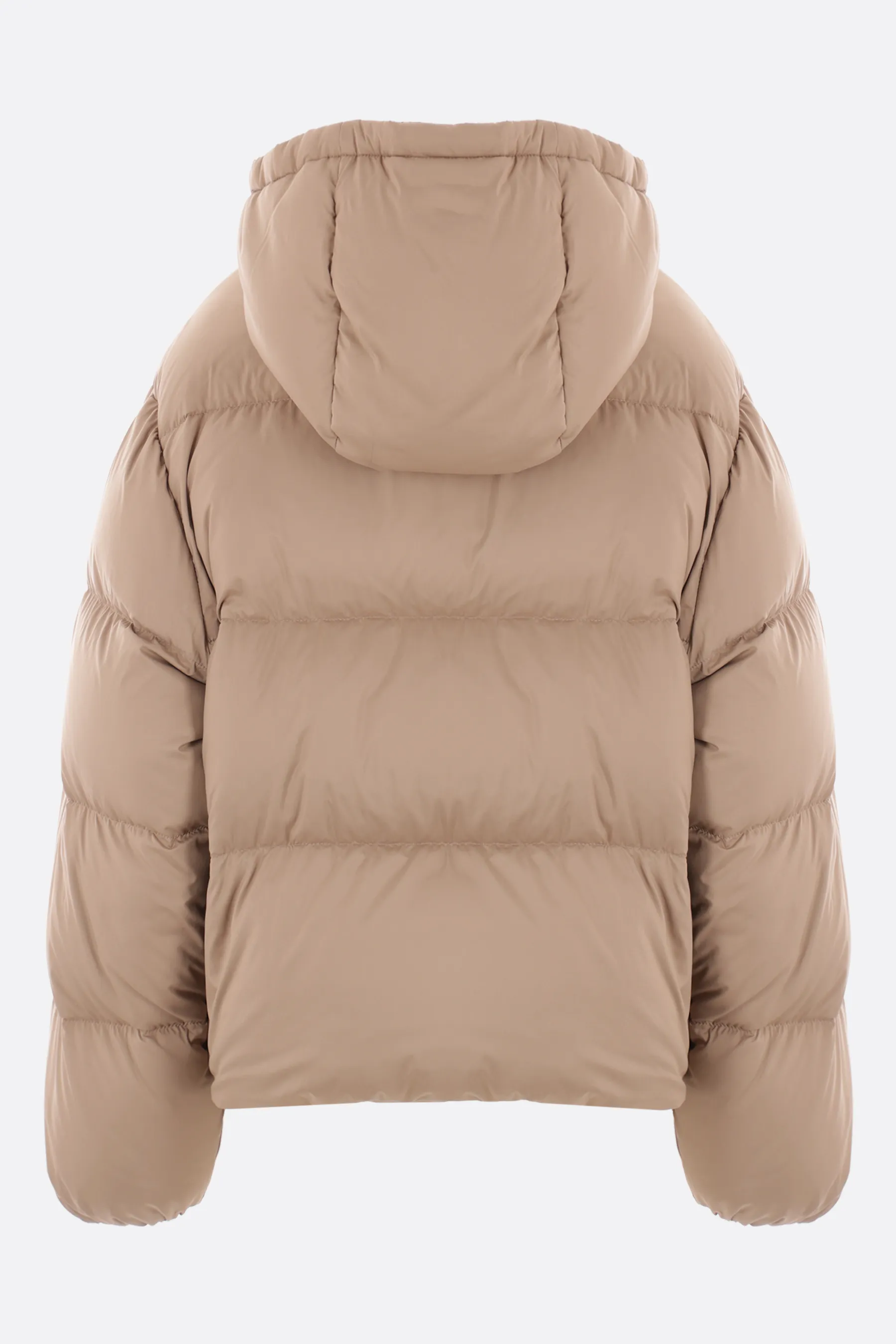  MIU MIU piumino in nylon patch logo 