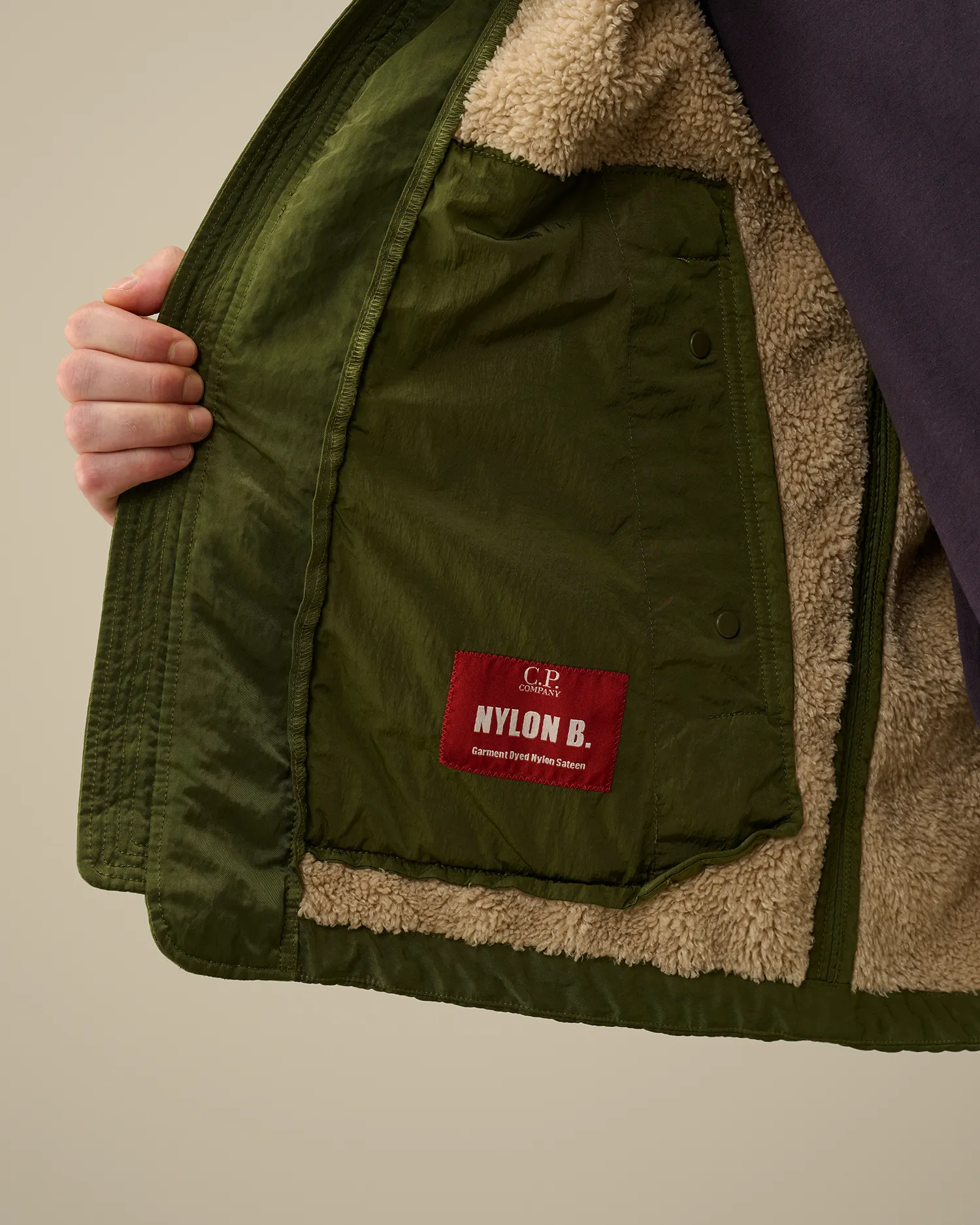 Nylon B Lined Bomber Jacket