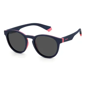   Polaroid Kids PLD 8048/S - BR0 M9 Blue Pink | Occhiale Da Sole Bambino Unisex 