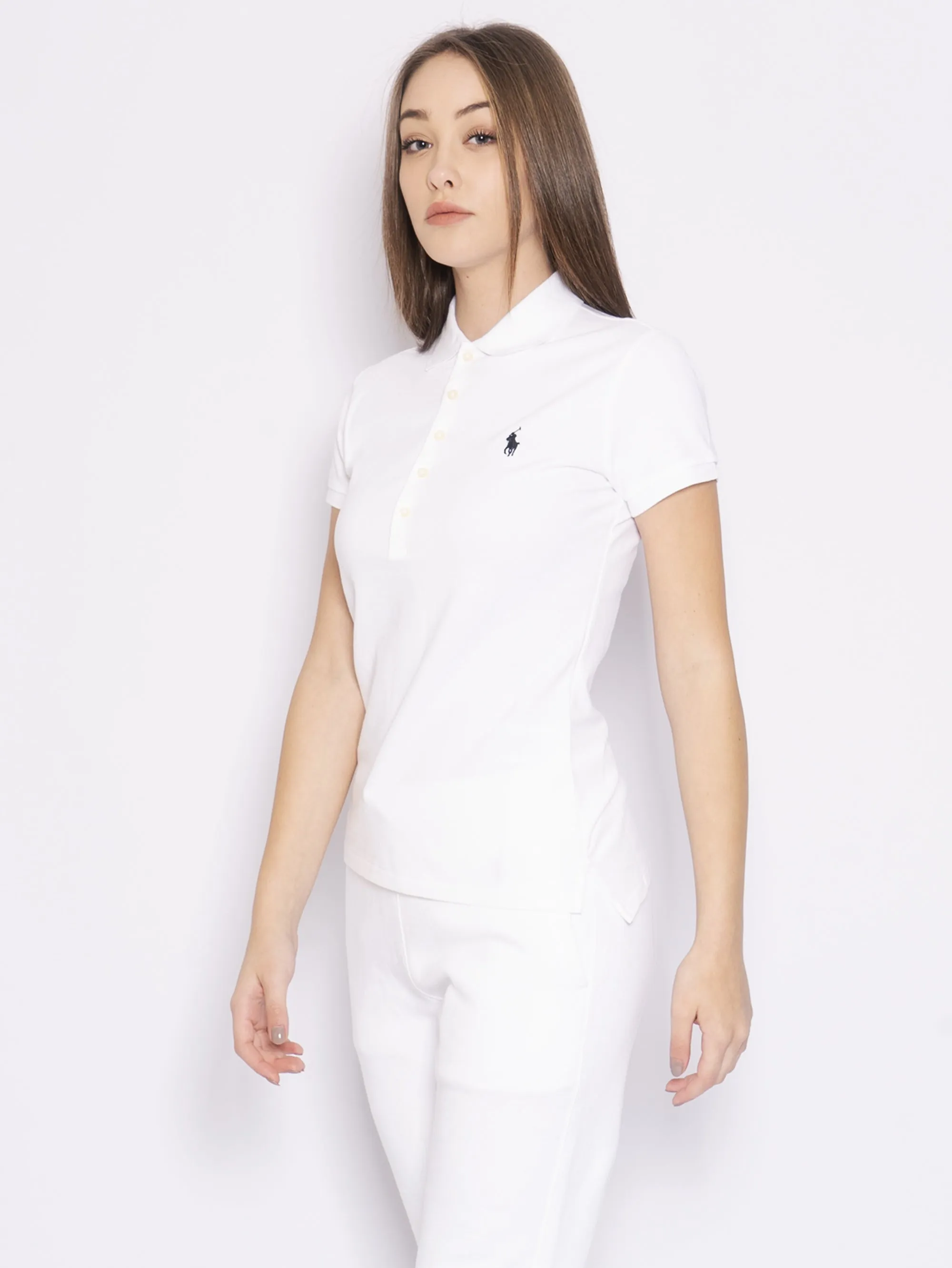 Polo Skinny Bianco