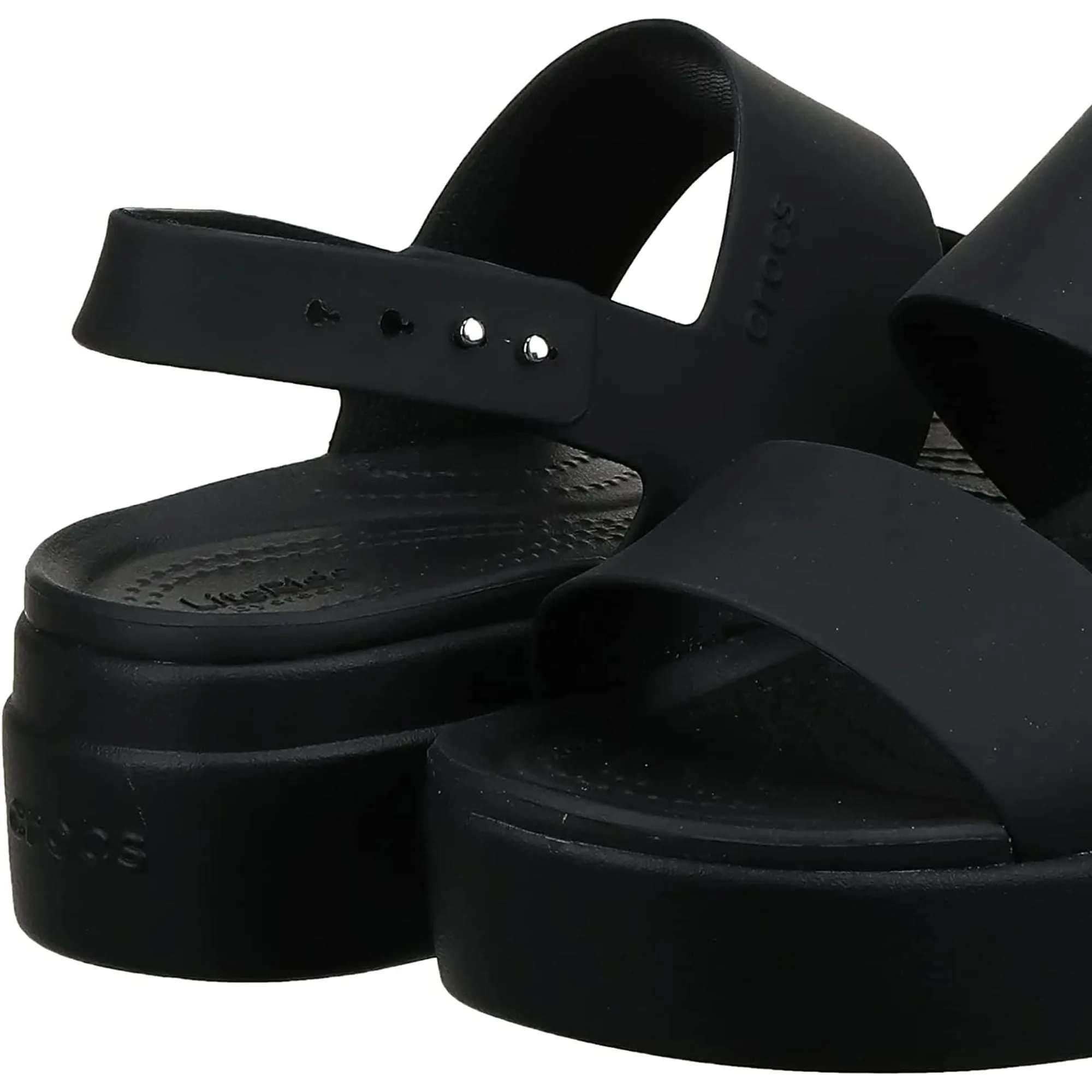 Sandali CROCS Donna BROOKLYN LOW WEDGE Nero