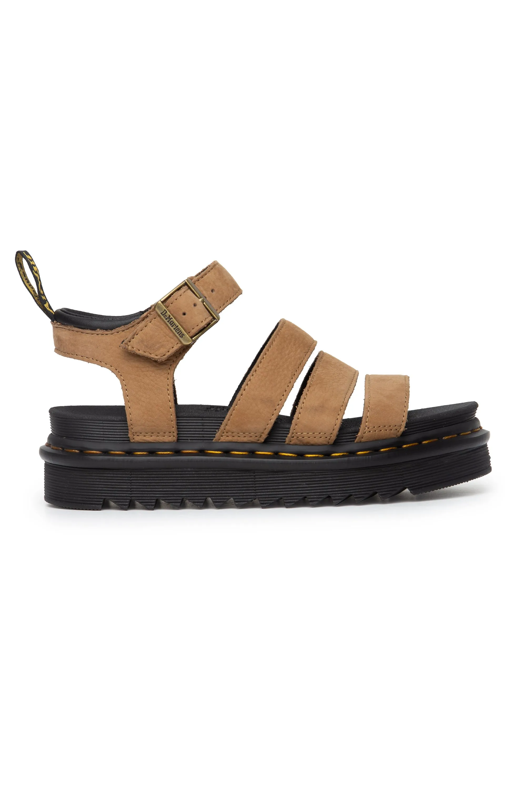 Sandalo Gladiatore Dr Martens da Donna in Pelle Nabuk    