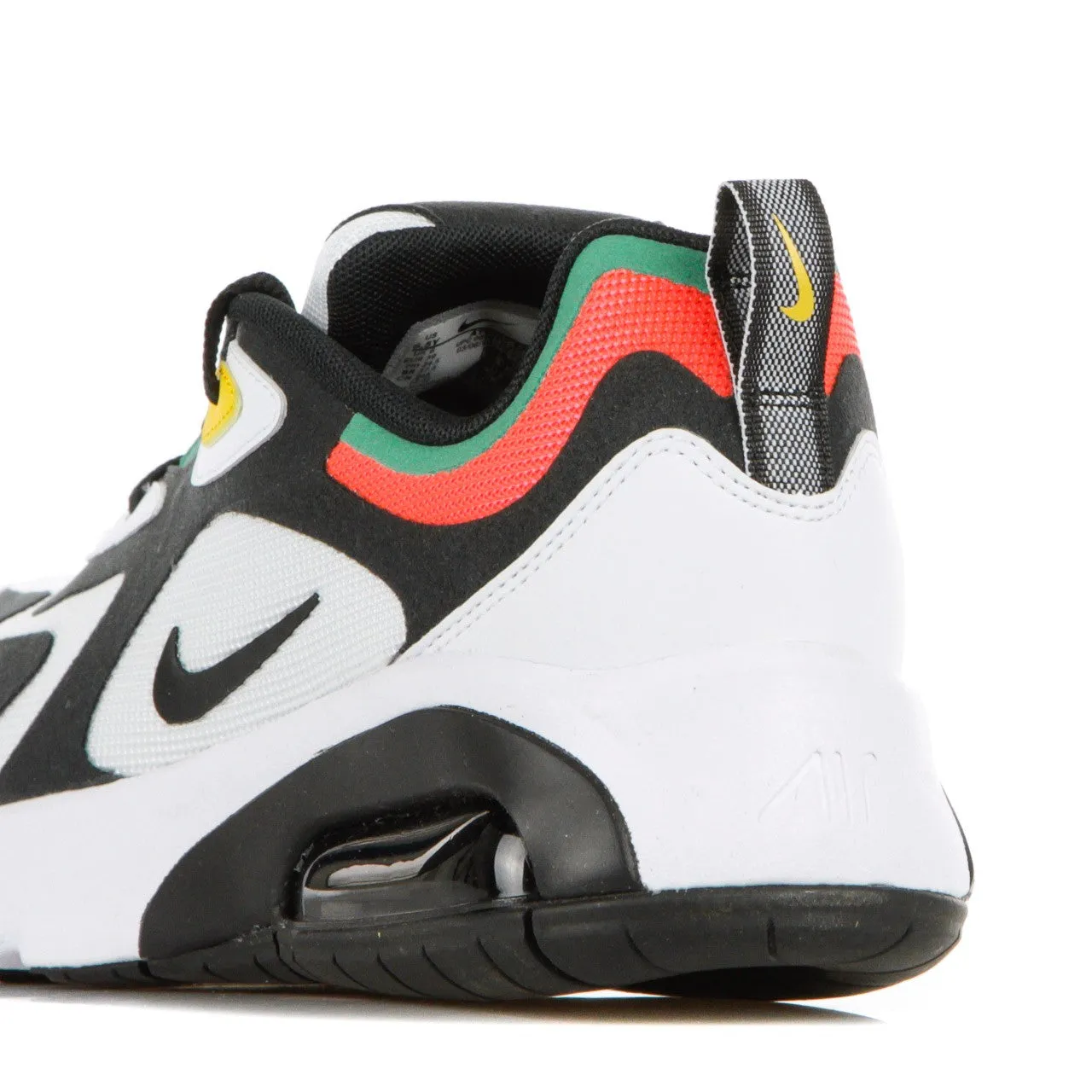 Scarpa Bassa Ragazzo Air Max 200 Game Change White/black/bright Crimson
