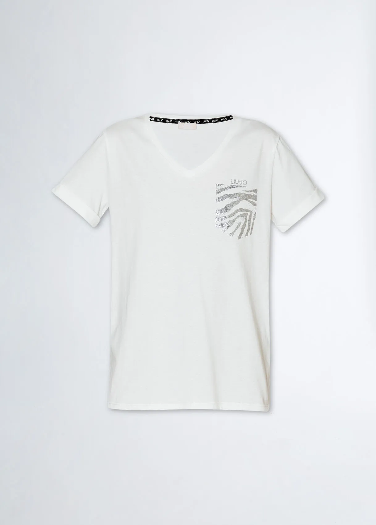 T-shirt con strass