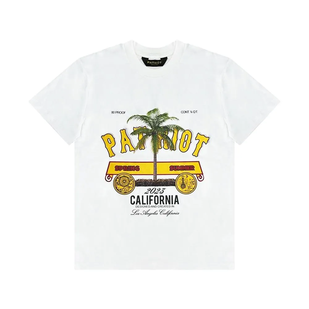  T-SHIRT PATRIOT. BIANCO 